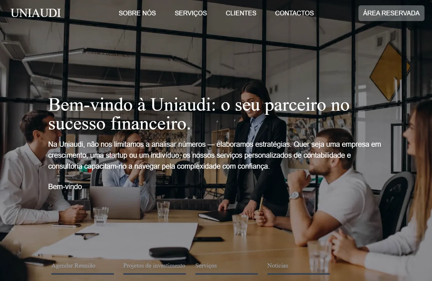 Updated version of Uniaudi's website